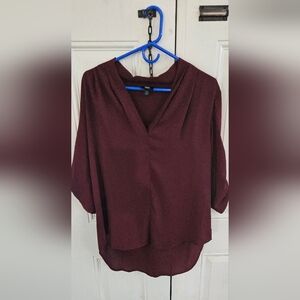 Elegant Burgundy Blouse